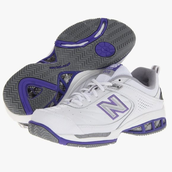 New Balance | Shoes | New Balance Womens 86 V White Purple Tennis Shoes ...
